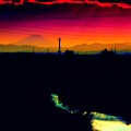 Psychedelic Mt. Fuji.............