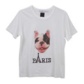 写真: カットソー(PARIS Dog T-Shirt[White])
