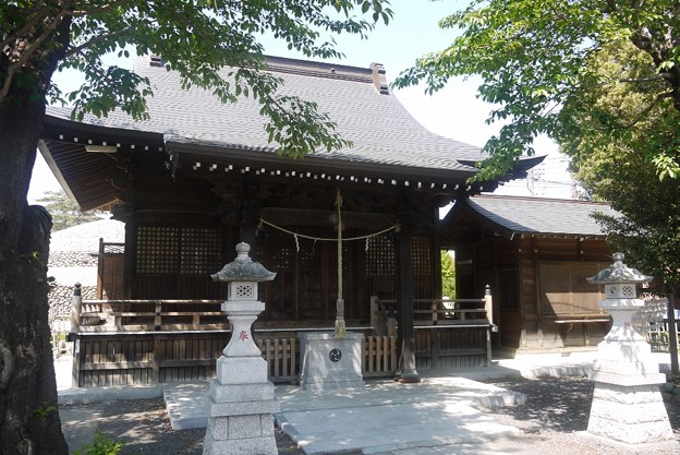 写真: 府中熊野神社古墳