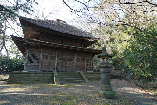 正月の旧東慶寺仏殿