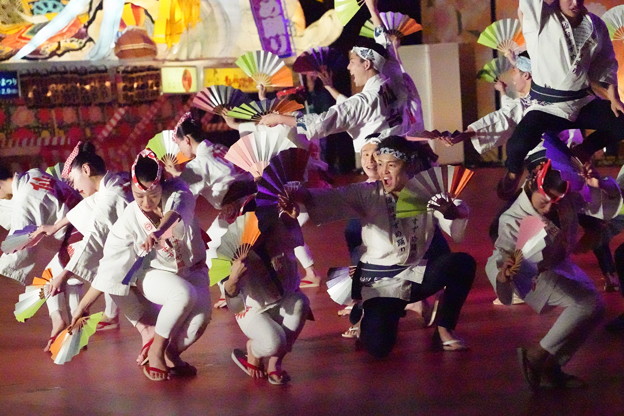 写真: 仙台すずめ踊り