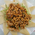 写真: 東北年三十餃子　豚肉と胡瓜とネギの巻き物