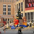 港匯恒隆広場前のクリスマスオブジェ