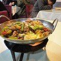 申福飯店　干鍋大腸と火