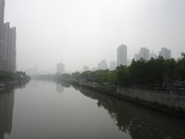 写真: ５月１１日　蘇州河の朝