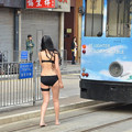 写真: 走る香港女優さん (4)