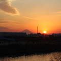 写真: 荒川より富士山を・・