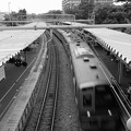 写真: 電車の動きの表現~モノクロ