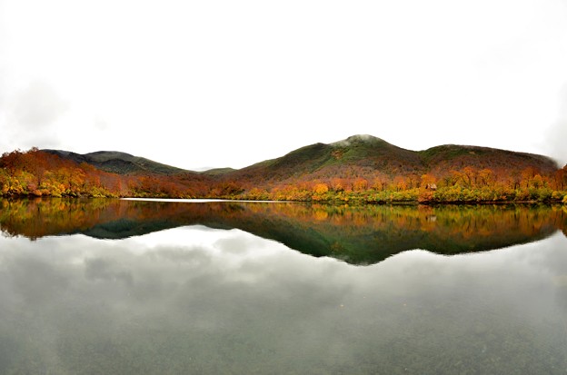 写真: 須川湖紅葉s