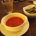 写真: スープ&サラダ