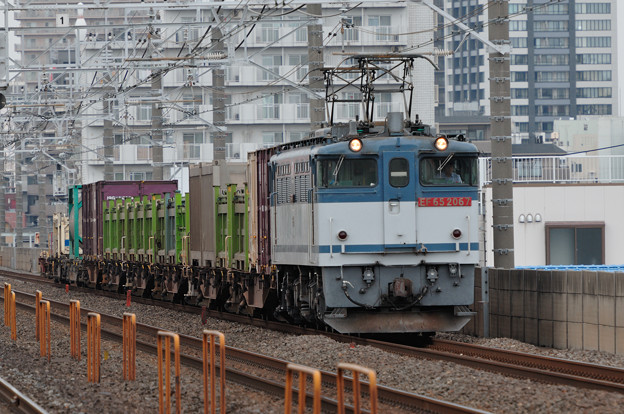 写真: EF652067牽引1091列車＠下総中山
