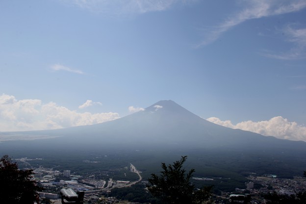 カチカチ山から見た富士山