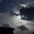写真: 黒雲のお通りだぃ　１