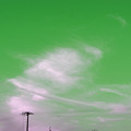 写真: 夕空の雲と遊ぶ　３
