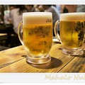 写真: 乾杯の生ビール