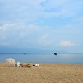 写真: 琵琶湖畔