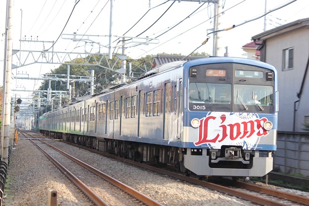 写真: 急行飯能行き3015F(L-Train号)