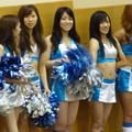 写真: 三菱電機のバスケチーム。