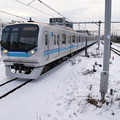 写真: 雪の中野駅