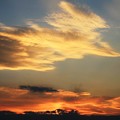 写真: 夕景・・・雲は秋色　　　08：28