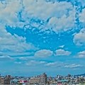 写真: 筑紫野市夏の青空