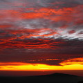 写真: マウナケアの日没
