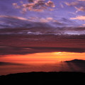 写真: マウナケアの夕景