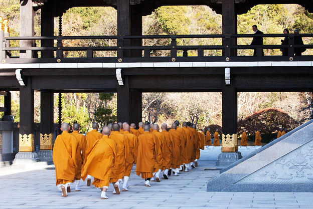 写真: 僧侶〜〜念佛宗(念仏宗無量寿寺)総本山 Nenbutsushu The Royal Grand Hall of Buddhism