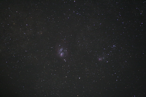 M8干潟星雲とM20三裂星雲