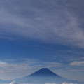 日の出後の富士山