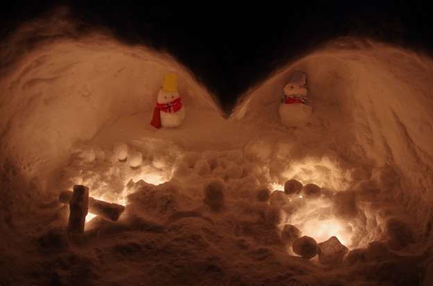 写真: 小樽雪あかりの路
