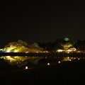 写真: 岡山後楽園の夜景