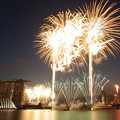 写真: NDP2015 Preview Fireworks