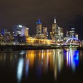 写真: Night view of Melbourne