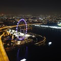 写真: Night view from Sands Sky Park