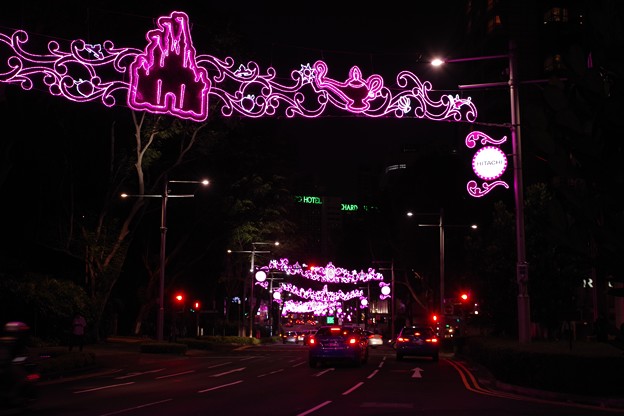 写真: Orchard Road Light-up 2018