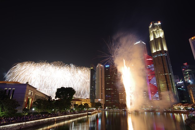 National Day Parade Preview Fireworks