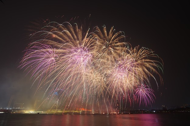 F1 Singapore Grandprix Fireworks