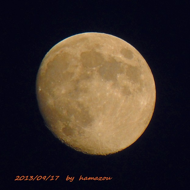 写真: 今宵の月(130917)