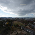 写真: 天空の白鷺7Fから姫路駅方面を望む(8mm)