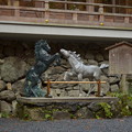写真: 貴布禰神社総本宮・神馬銅像