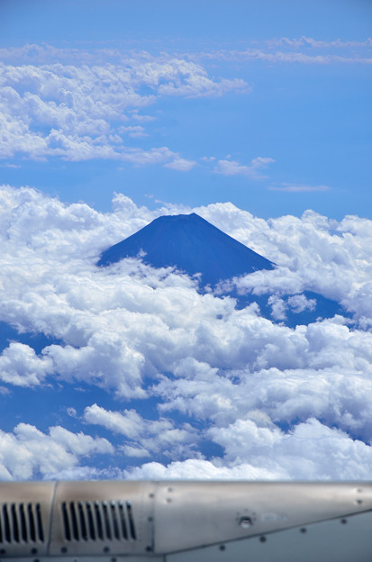 写真: 眼下の富士山