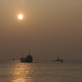 写真: PM2.5の海