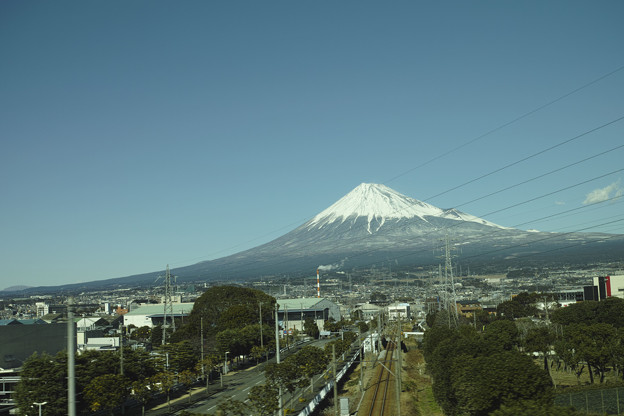 写真: 富士山は弦楽器（爆）
