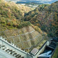 写真: 放水@福島県の小玉ダム