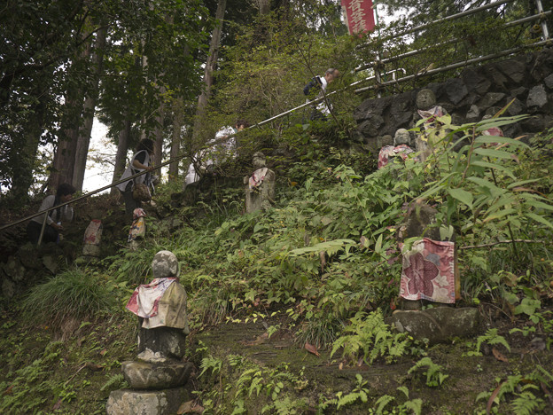 写真: 二番札所まで最後の階段@秩父霊場巡礼の旅2013