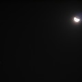 写真: 月齢22.2の月と木星