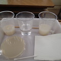 写真: 酵母の実験