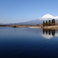 写真: 田貫湖からの富士山