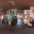 2012年8月25日　旧名鉄美濃駅　駅舎内部　360度パノラマ写真